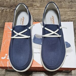 J sport memory foam Cushioned slip on sneaker women's Size 7